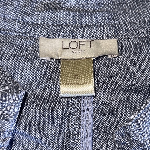 LOFT outlet linen blend blazer - Picture 6 of 6